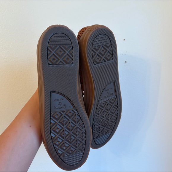 Converse Brown Mesh Double-Buckle Mary Jane Shoes - Picture 3 of 3